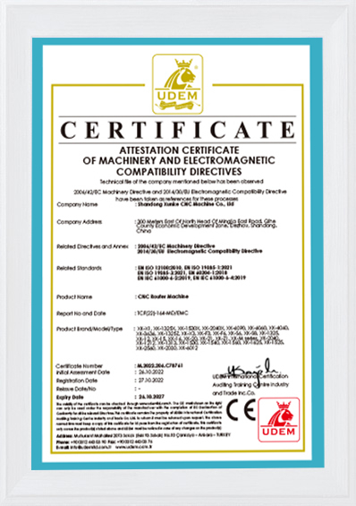 XK CNC Qualifications 5